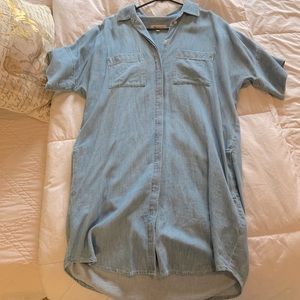 Madewell Denim/Chambray Dress!